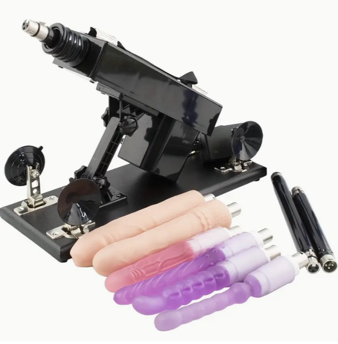 FREDORCH Sex Machine with dild Automatic masturbation pump Gun 3XLR Sex Machine Adult Sex machine Female sex toy