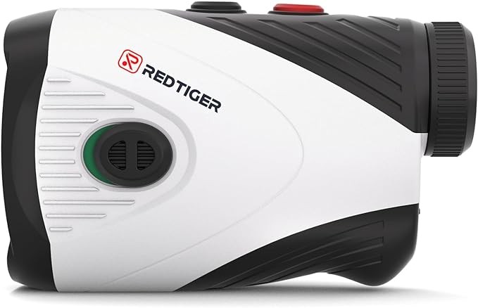 REDTIGER Golf Rangefinder with Slope, 1200 Yards Laser Range Finder Golfing, 7X Magnification, Flag Pole Locking Vibration, Rechargeable Range Finders with Magnet Stripe