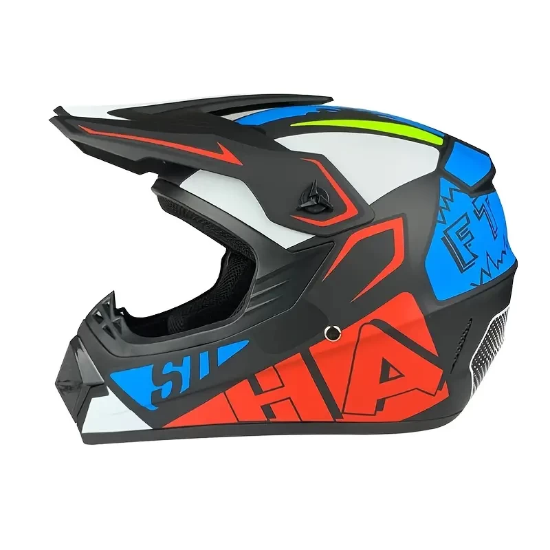 Men's Off-Road Motorcycle Helmet: Durable, Comfortable and Perfect for All Seasons!