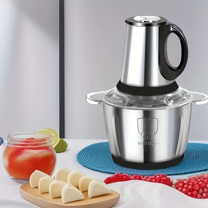 1pc Multi Functional Meat Grinder, Household Electric Shredder, Meat Filling Processor, Electric Processor, Auxiliary Food Machine, Mixer Cookware, Kitchenware, Kitchen Accessories Kitchen Stuff Small
