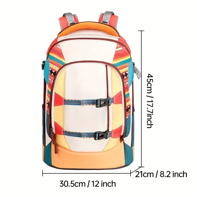 Materns Schoolbag Female Large Capacity Load Reduction Backbone Protection Male Super Lightweight High School Student Backpack For Children