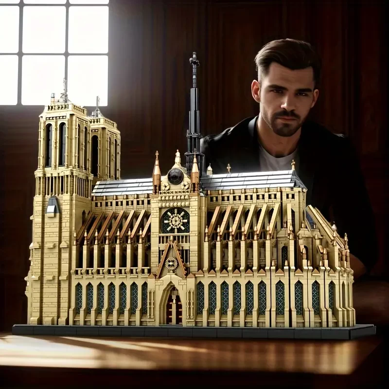 8868pcs French Culture, Madame Paris, Small Assembly Street View Architecture Toy