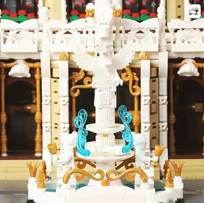 2025! Giant creative Street View series Luxury palace building blocks decoration Giant fashion toys Desktop room decoration Collection Christmas gift Thanksgiving gift Birthday gift 11,995 + five colo