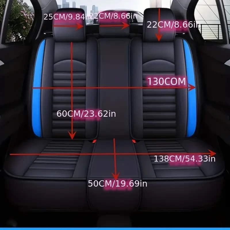 5 Seats Car Seat Cover, Four Seasons Universal Seat Cover Car Seat Protector Fully Surrounded Car Seat Cushion For Car Accessories