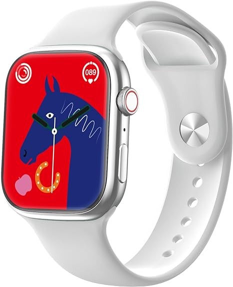 Calibree Watch Series 9, 2.3'' Full HD Smart Watch for Android/iPhone, IP68 Waterproof Fitness Tracker with Heart Rate/Sleep/Blood Oxygen Monitor, BP, Pedometer, Games, Smart Watches for Men & Women