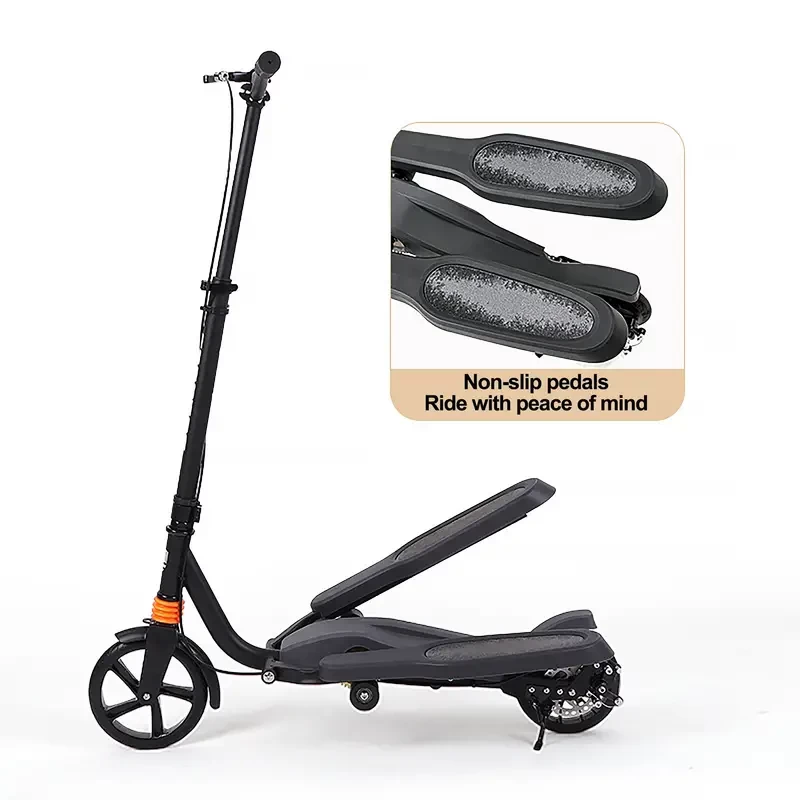 New Assisted Skateboard (non-electric), Made Of Aluminum Composite Material, With Disc Brakes, The Best Christmas Gift, Holiday Gift (lights Require 3 AA Batteries To Be Prepared By Yourself)