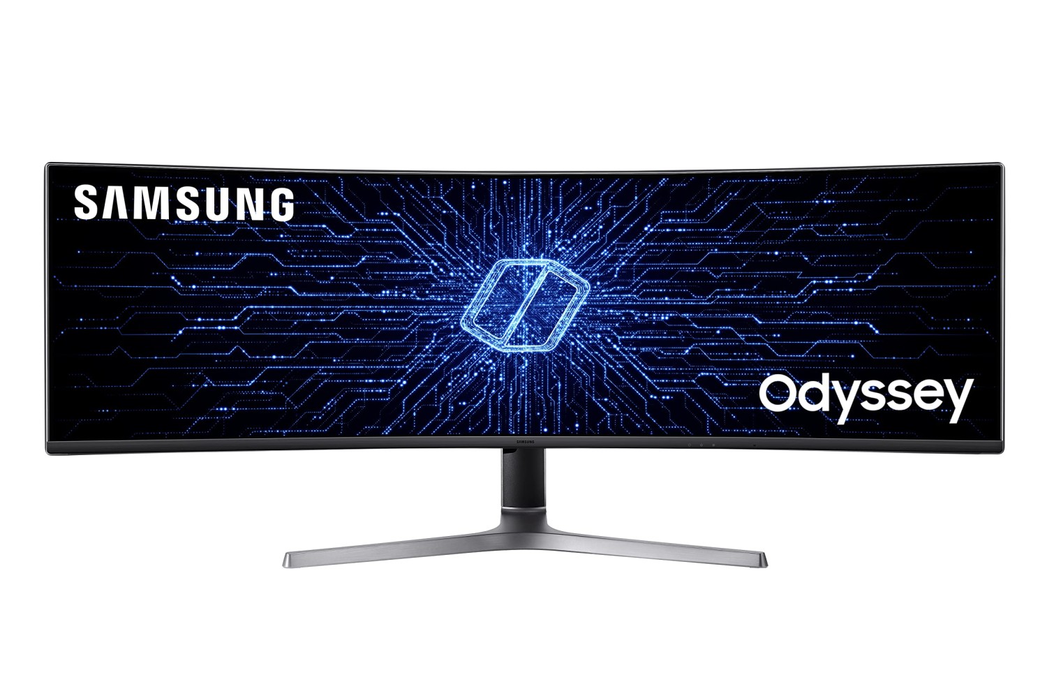 SAMSUNG 49” Odyssey CRG Series Dual QHD (5120x1440) Curved Gaming Monitor, 120Hz, QLED, HDR