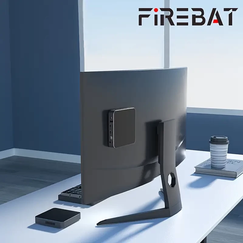FIREBAT AK7 MINI PC Intel N3350 MiniPc Dual Band WiFi5 Wireless4.2 6GB 64GB Desktop Gaming Computer