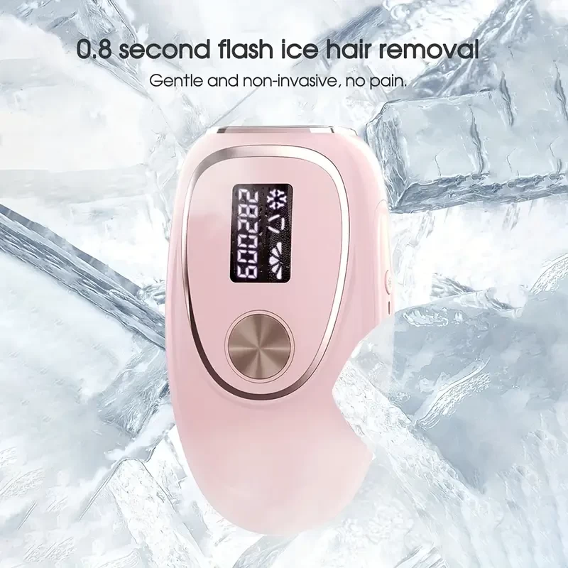 Cooling 999,999 IPL Flashes Pulses Epilator 5 Levels LCD Display Portable Freezing Point Laser Hair Removal Painless Home Professional Women Whole Body Bikinis Permanent Home Use Devices Remover