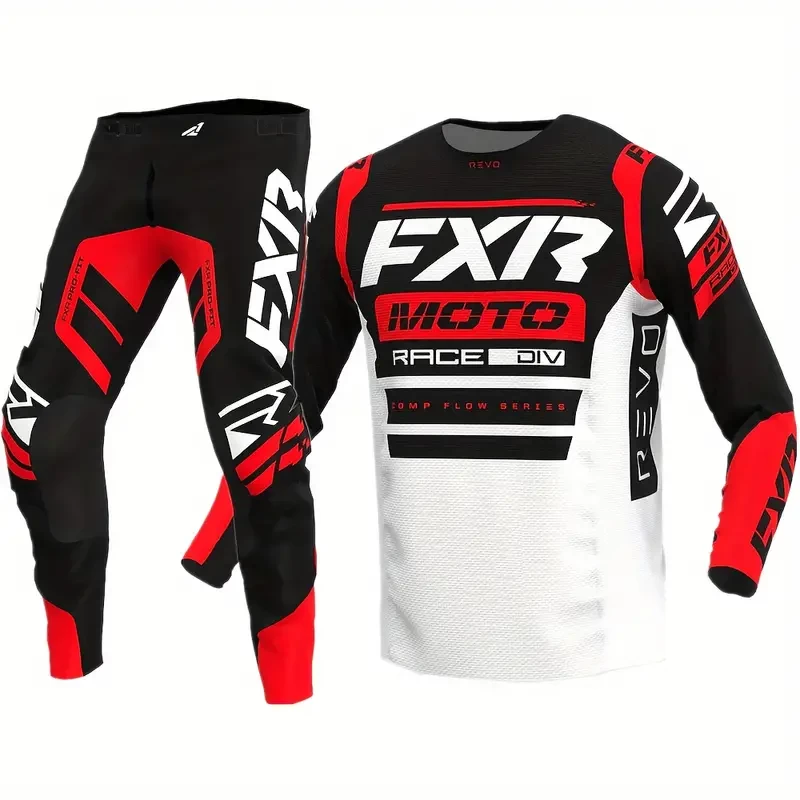 2023 FXR REVO COMP Jersey Set Dirt Bike Clothing Off Road For Motocross Gear Set Motor Clothing Breathable MX Combo