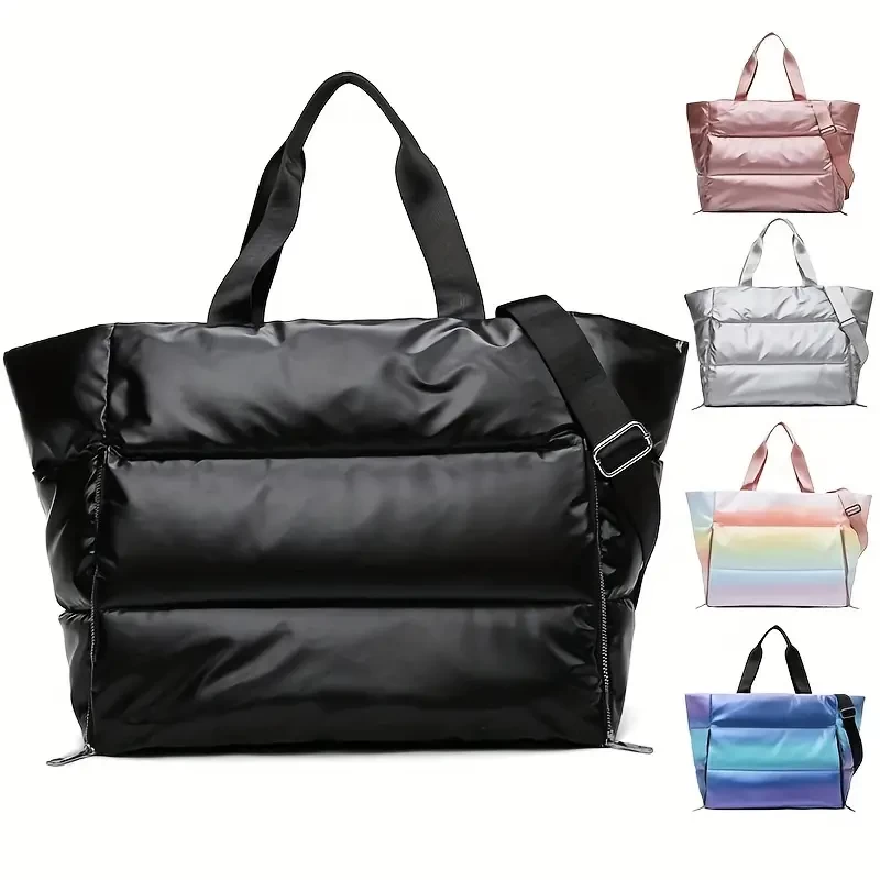 Yoga Mat Bag Gym Bag, Simple Sports Bag, Large Capacity Shoulder Bag, Zipper Storage Bag