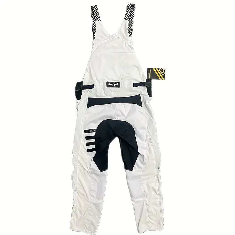 New Off Road Motorcycle Riding Pants Mountain Bike Racing Racing Strap Pants White Pants