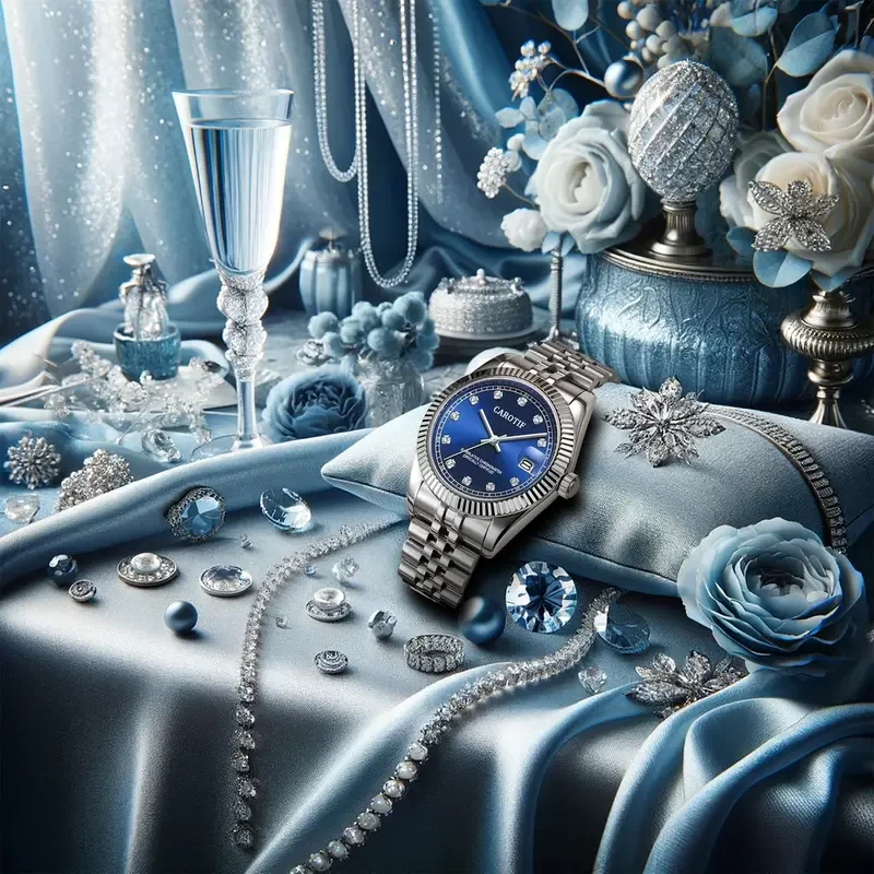 1pc Stylish And Unique Girls Steel Strap, Luminous Fully Automatic Mechanical Watch