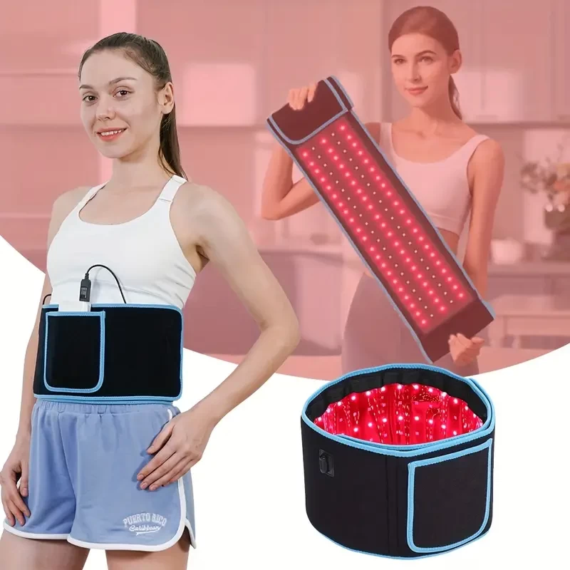 1pc Red Light Belt, 660nm 850nm Near Infrared Light & Red Light, Relaxing Muscle, Inflammation, Improve Circulation