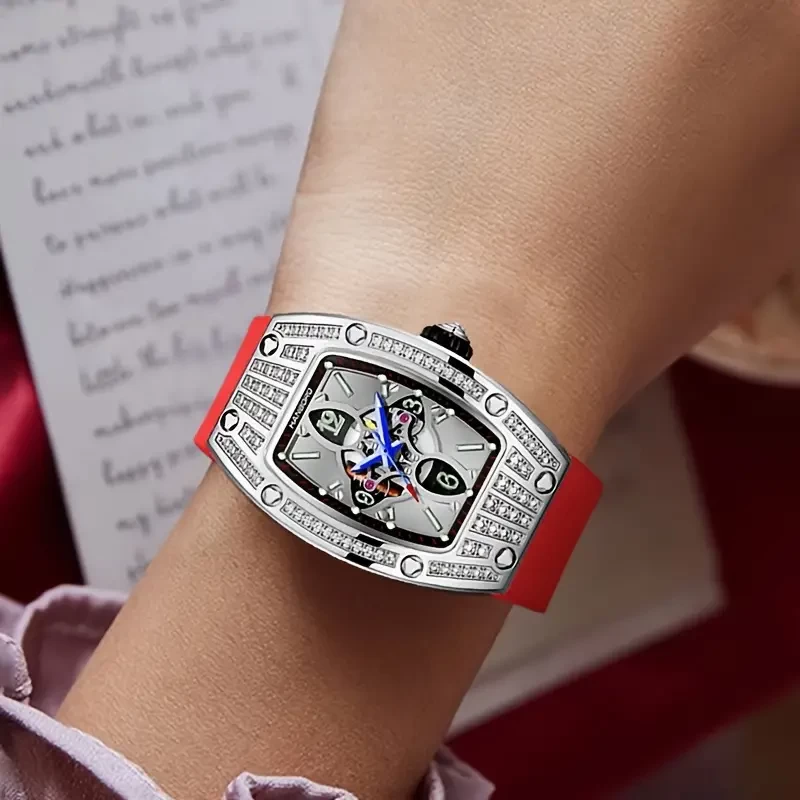 1pc Girls Refined Steel Casual Elegant Quartz Watch, Ideal choice for Gifts
