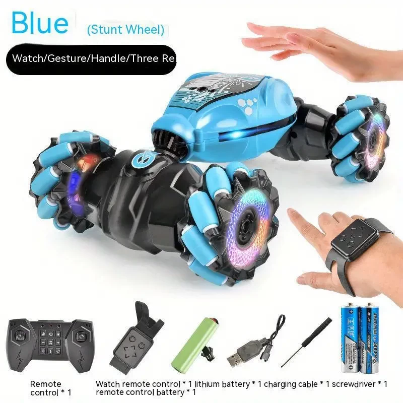 Gesture Sensing Deformation Remote Control Car Children's Toy Twist Four-wheel Drive Climbing Racing Car Boy Charging Off-road Vehicle