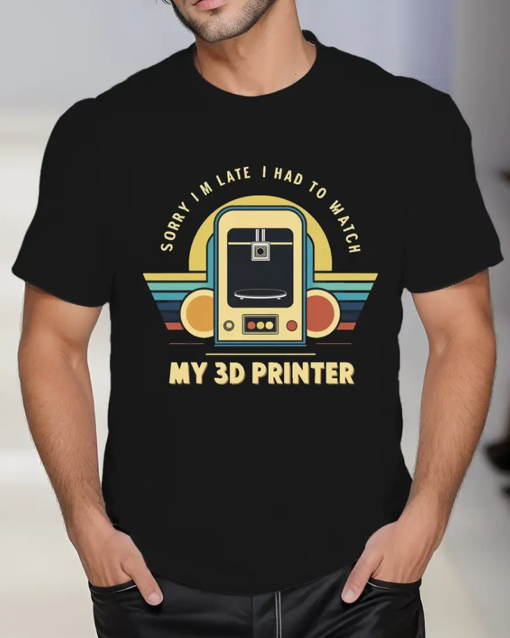A Boho style 3D printed pattern T-shirt, 100% cotton round neck, non-stretch knitted fabric, regular version, suitable for leisure, work and sports four seasons casual T-shirt - 220 grams printed top