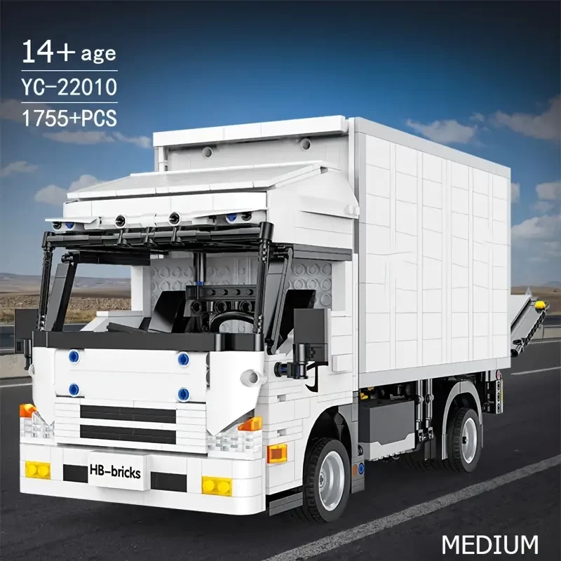 1755pcs Mechanical Group Remote Control Medium Dump Truck, High Difficult Assembled Building Blocks Toys For Adult