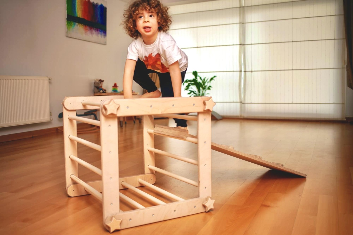 Montessori Climbing Cube | Foldable Climbing Cube for Toddlers | Convertible 9 in 1 Activity Cube