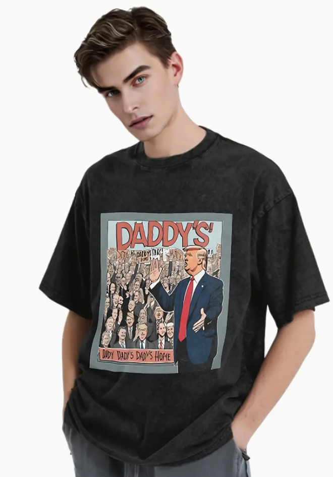 Trump 2024, Reinvigorate America, Daddy Come Home T-shirt