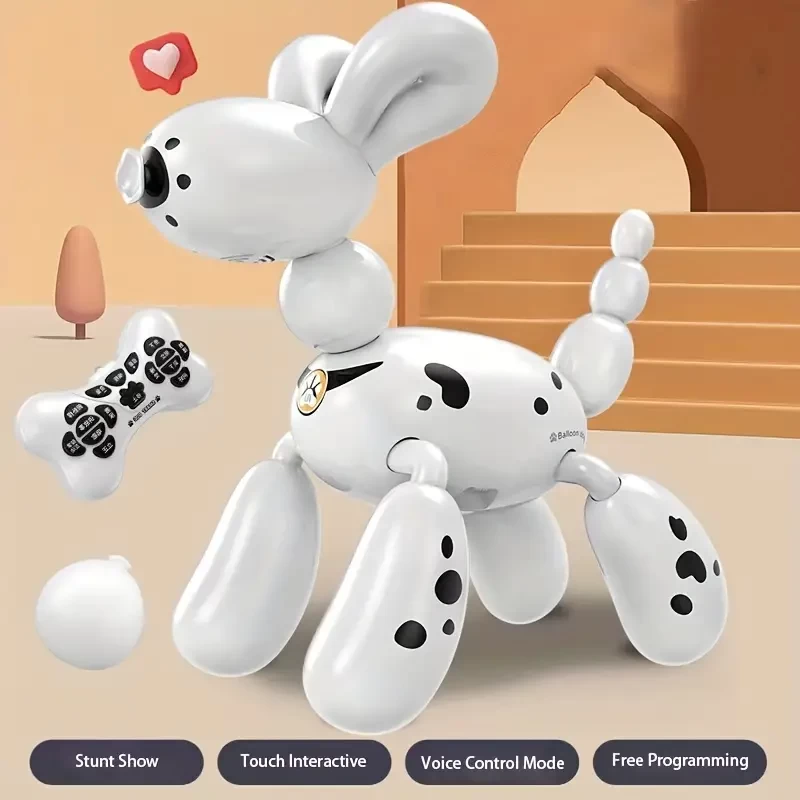 Intelligent Balloon Dog Voice Control Touch Induction Children's Toys Dog Remote Control Programming Stunts Baby Motor Apparatus Dog
