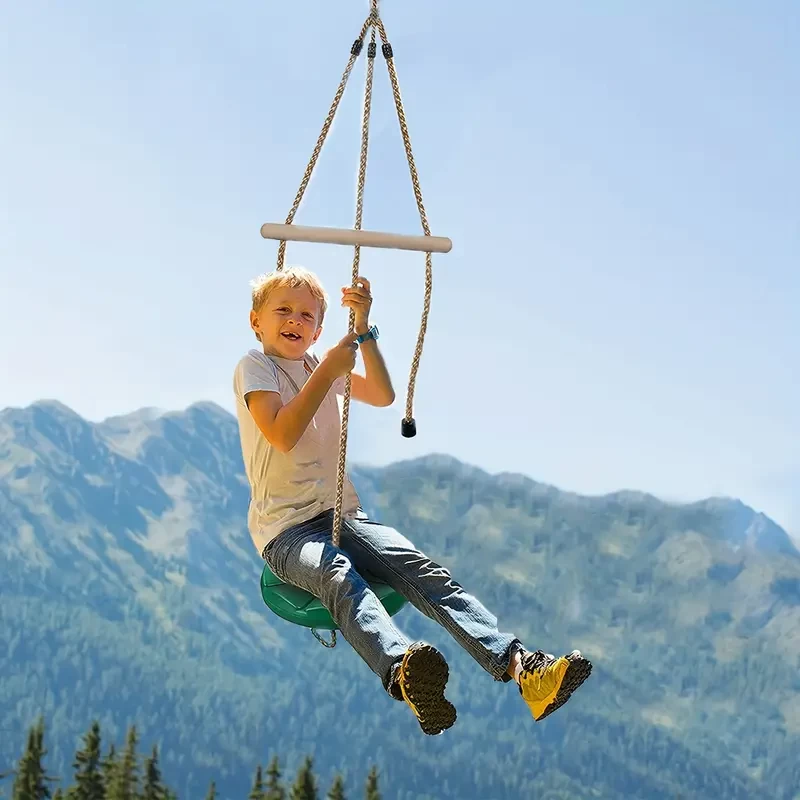Zip Lines For Kids And Adult 65FT Pulley Zip Line Kit Zipline For Backyard Kids And Adults Ninja Obstacle Course For Kids Outside Outdoor Toys For Kids And Adults