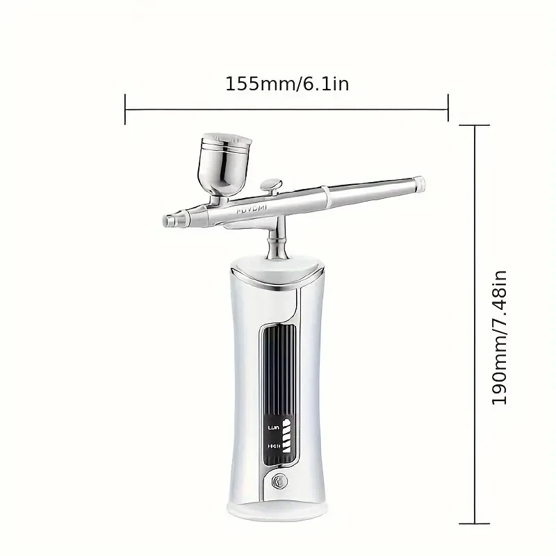 High Pressure Oxygen Facial Machine, Nano Mist Sprayer, Facial Beauty SPA Nano Sprayer, Face Care Deep Hydration Beauty Tool
