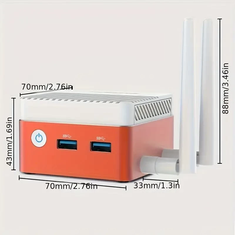 MOREFINE M6S Mini PC Wifi6 AX200 Alderlake N100 Portable Mini Computer DDR5 16G 512GB Game Computer 4K 60HZ Minipc Windows 11 Pro
