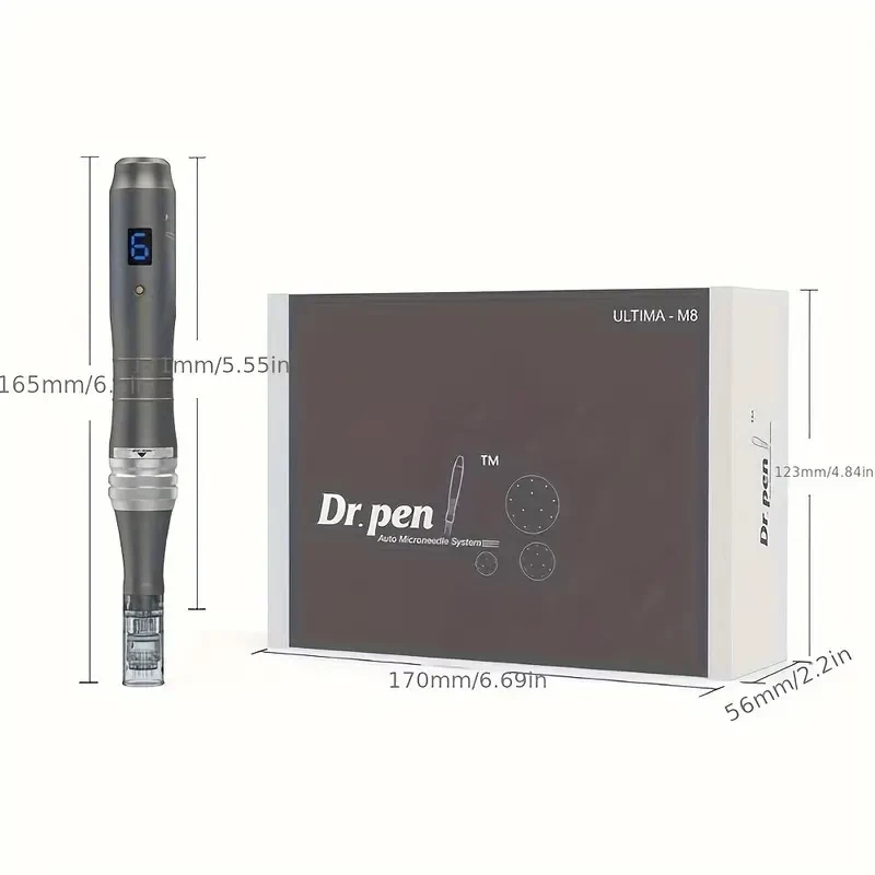 Wireless Derma Pen M8 Ultima Professional Dr Pen Dermapen Have 12PCS Nano Needle Cartridge