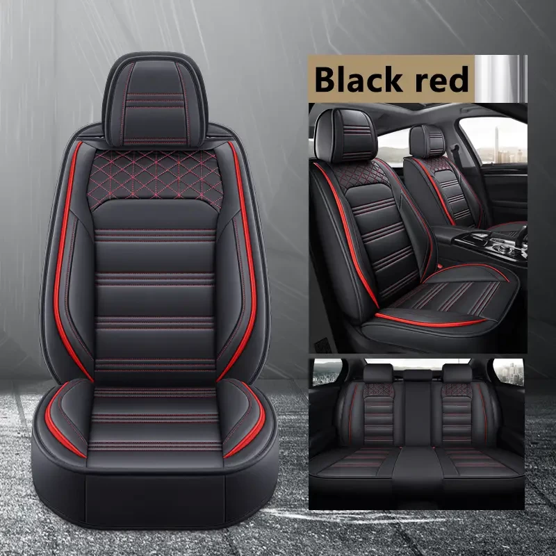 5 Seats Car Seat Cover, Breathable Full Surround Auto Front Rear Seat Cushion, Vehicle Seat Protector-4Seasons Universal Size Car Accessories