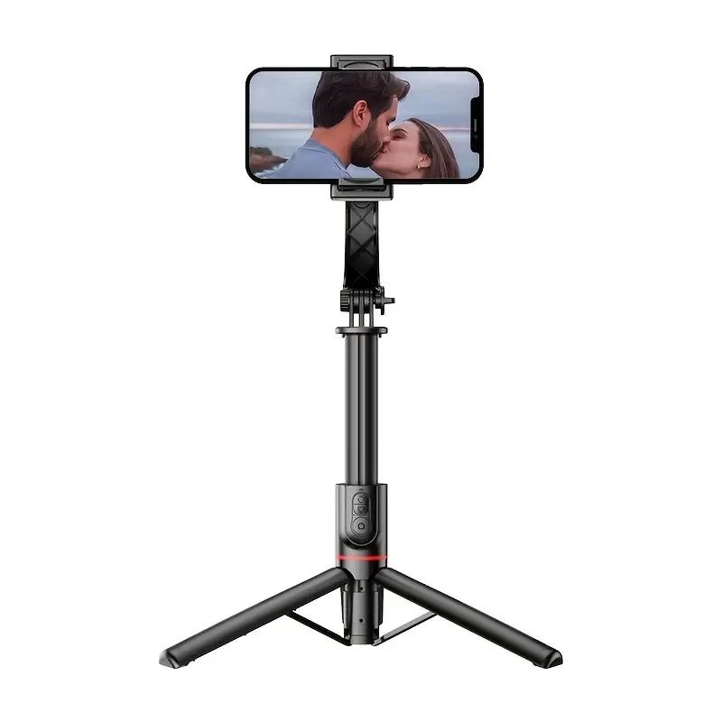 Capture Stunning Photos & Videos with This Universal Mobile Phone Camera Stabilizer, Extendable Selfie Stick & Tripod with Wireless Remote 360° Rotation - For iPhone & Android!