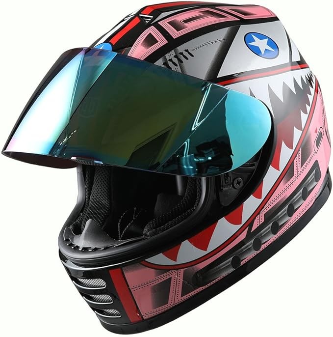 1Storm Teen Kids motorcycle full face helmet Street bike BMX MX