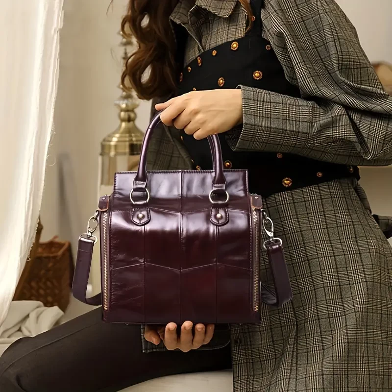 Multifunction Handbags For Women, Large Capacity Crossbody Bag, Retro Shoulder Bag With Card Slots