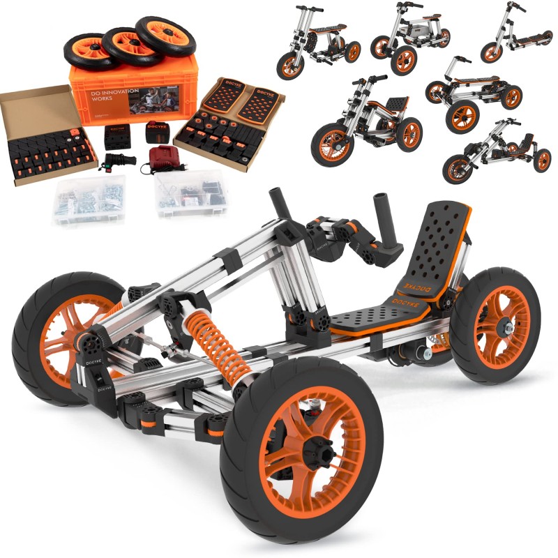 Docyke Electric Go Kart Kit Constructibles Over 15 Electric Vehicles Battery Powered for Boys and Girls