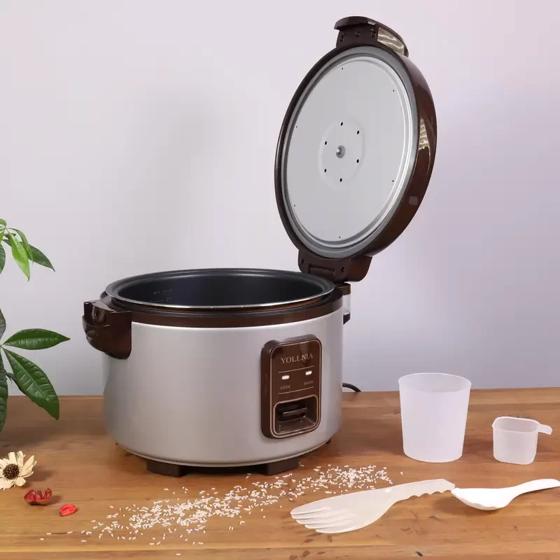 Commercial Rice Cooker & Food Warmer | 8.17Qt /40 CUPS Cooked Rice | 1200W Fast Cooking Electric Large Capacity Rice Cooker For Restaurant | Auto Keep Warm | Non-Stick Inner Pot for hotels,restaurant,