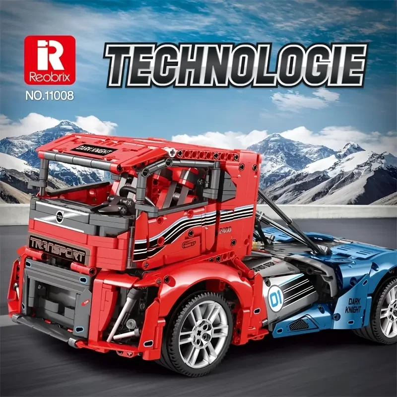 2116pcs Mechanical Vehicle Building Bricks, Big Truck Set For Unique Decor And Gifts, Fun Toy For Kids And Adults