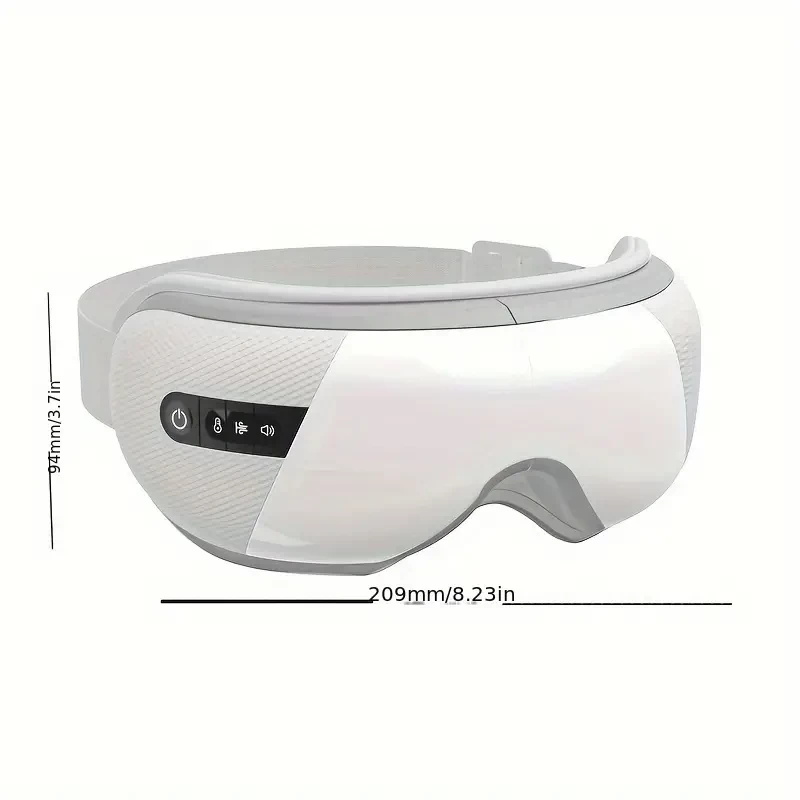 1pc Eye Massager, With Heated Cell Phone BT Music Can Be Recharged, Eye Care Machine, Five Modes Of Eye Massage, Improve Sleep, Ideal Gift For Women And Men