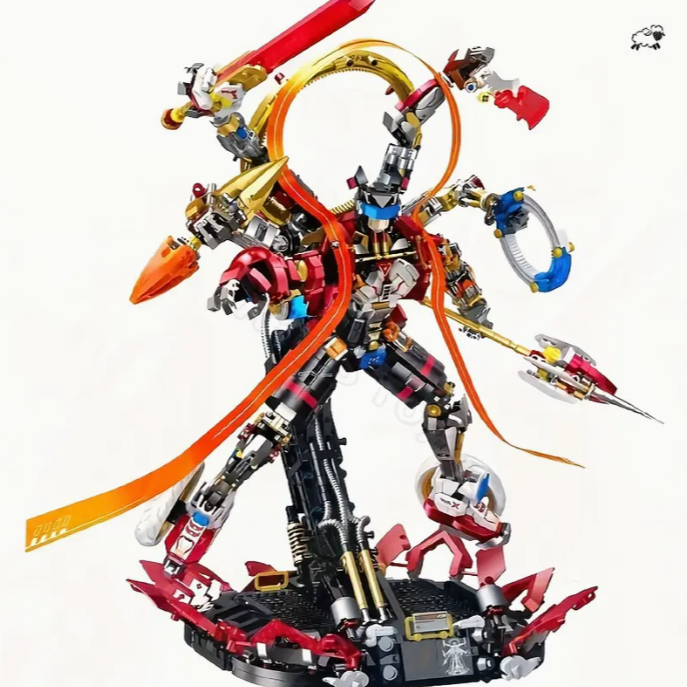 2833Pcs+ Cool Cyberstyle Mecha building blocks toy robot model decoration Difficult 3D Mosaic DIY collection display cabinet Fill Christmas gifts Birthday surprise Party Party color,Love!