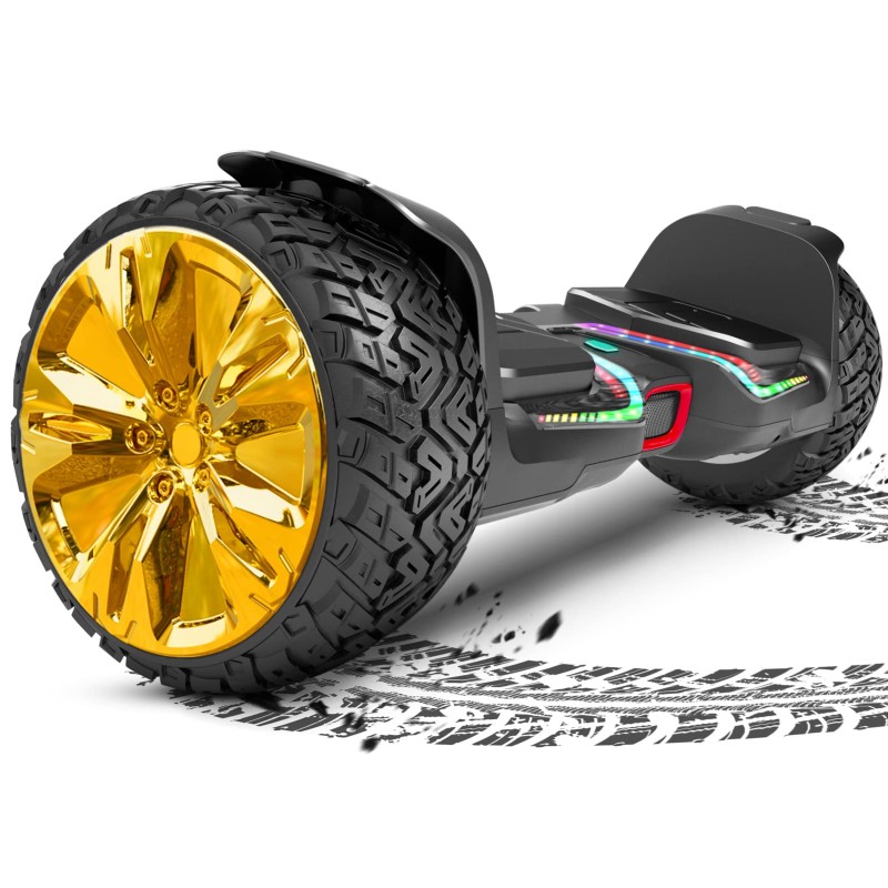 Gyroor All Terrain Hoverboard, 8.5" 6.5" Off Road Hoverboards with 700w Motor, Adult Hoverboard with Metal Aluminum Shell