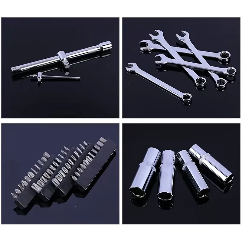151pcs Home Repair Kit Tools, Home Repair Kit Tools, Home Equipment Maintenance, And Can Also Be Used For Automotive And Industrial Maintenance Multi-purpose Tool Combination Sets