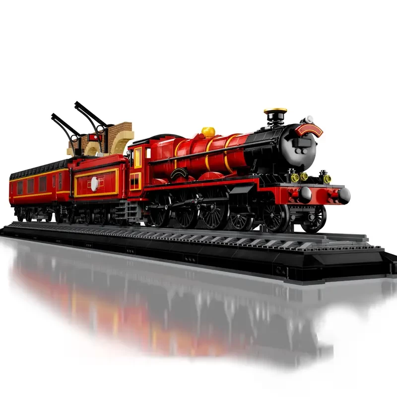 5129pcs Classic Steam Train Creative 76405 Buiding Block Decoration, High Difficult 3D Assembly Collection Model, DIY Funny Birthday Gift/Holiday Gift