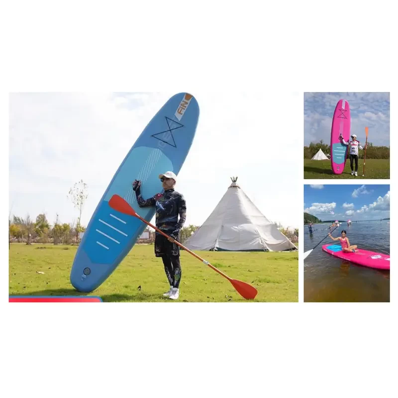 Inflatable Standing Paddle Board, With Premium SUP Paddle Board Accessories, Wide Stable, Non-Slip Comfortable Deck For Teens And Adults, Water Sports Standing Single Paddle Surf Board