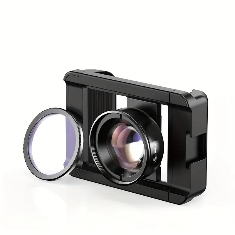 APEXEL 100mm Macro Lens with CPL filter for Smartphone,HD Macro Photography Lens Universal Clamp Micro Lenses for iPhone, Samsung,Oneplus, Android Phone(Fits for Almost of),Cell Phone Macro Lens Attac