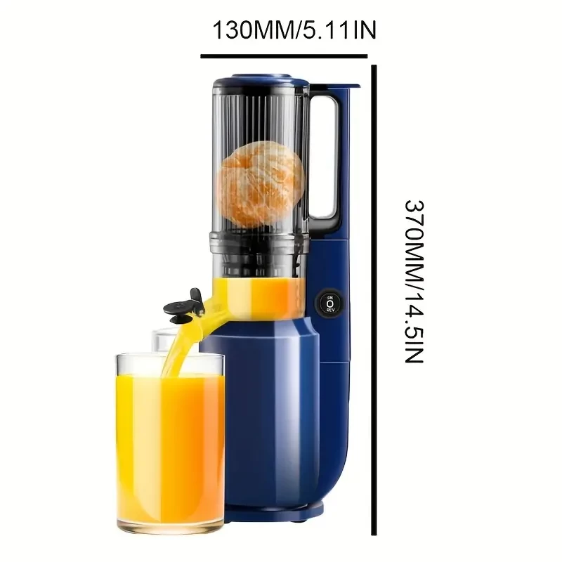 Multifunctional Juicer With Large Caliber And Automatic Ice Cream Maker - Enjoy Fresh And Healthy Juices And Treats At Home