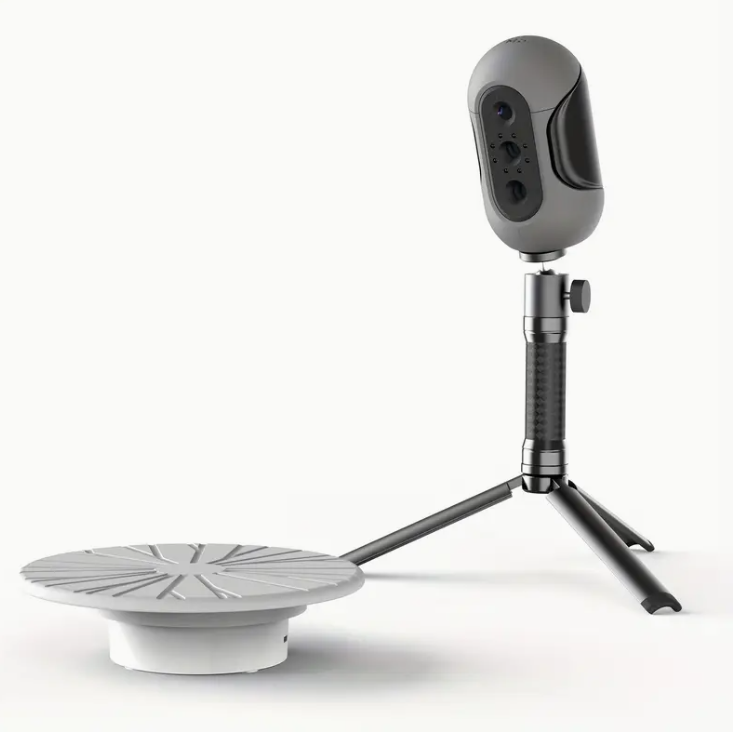 1 Lixada 3DMakerpro molecular handheld 3D scanner, accuracy 0.05mm, resolution 0.1mm, 10FPS, anti-shake lens, true color and texture, USB connection, LED light source, suitable for 3D printing, compat