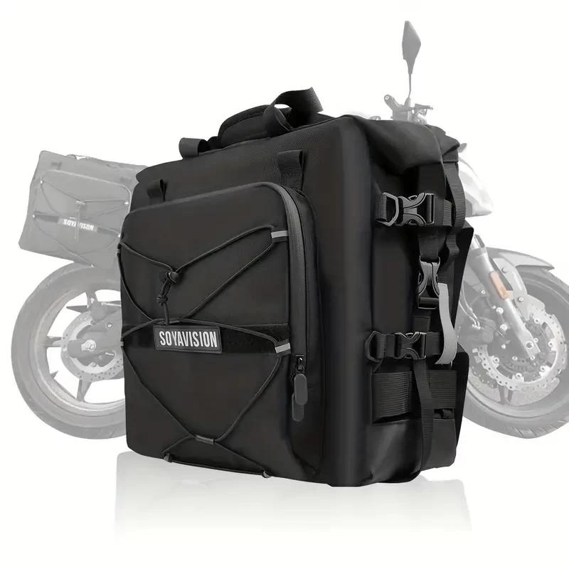 1pc 5.28gal Motorcycle Bag Side Saddlebag Universal Motorbike Waterproof Luggage Pannier For BMW For HONDA For Yamaha For KTM For Suzuki Rear Seat Bag