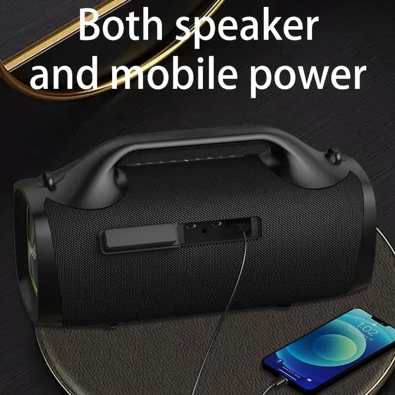 Zealot S79 100W Wireless Speaker, Outdoor Portable Subwoofer Speaker, Hifi Sound Quality, Waterproof IPX 6, Dual Pairing