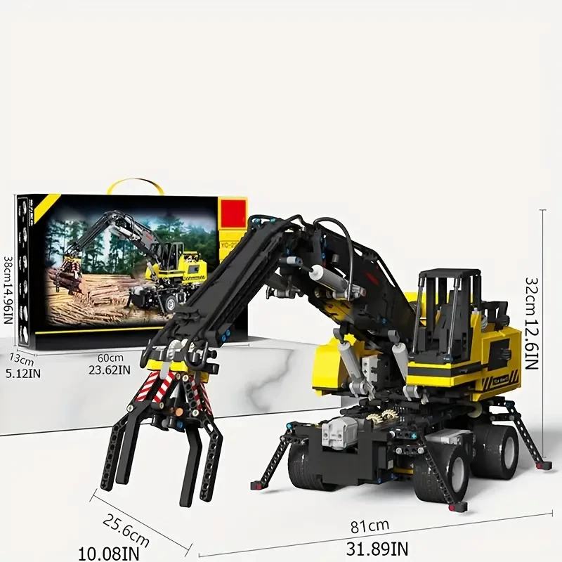2068pcs Engineering Series Remote Control Dump Truck Assembled Building Block Toys, Compatible With Small Model Ornaments, Gifts