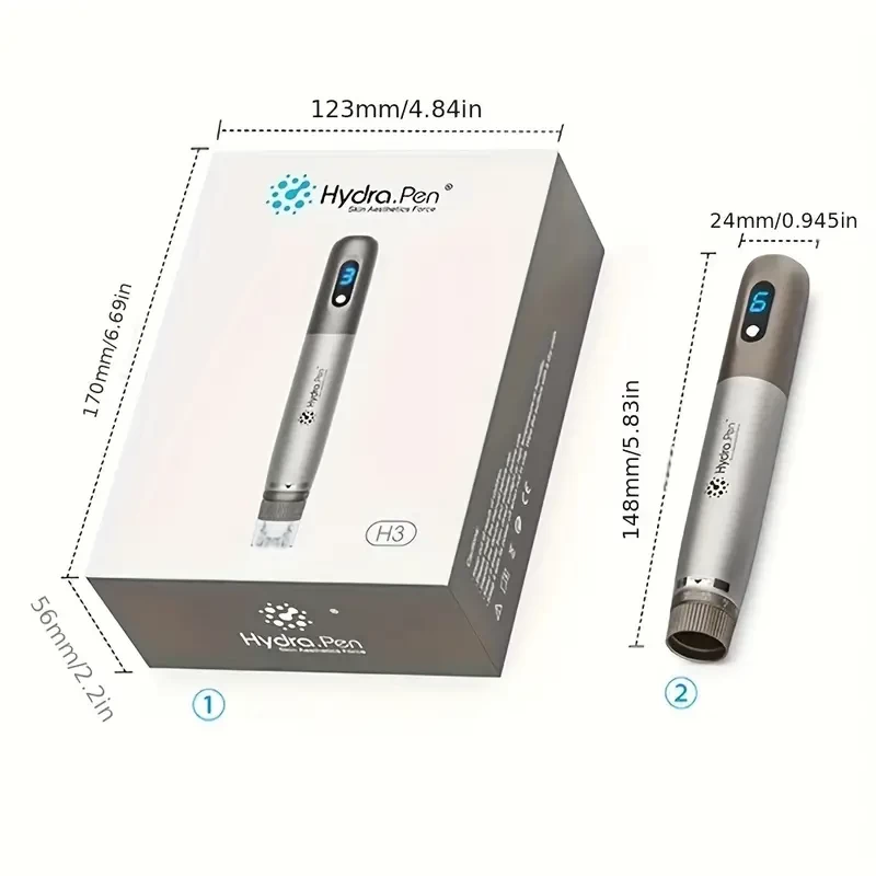 Hydra Pen H3 Electric Beauty Pen Water Soluble Wireless Nano Microcrystalline H2 Water Light Introduction Instrument