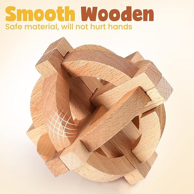 34 pieces of Metal Brain Teaser Puzzle for Children Adult 3D Wooden Mind Game Puzzle Cube Wooden Brain Game Building Block Puzzle Wire Puzzle Unlock double ribbed game Educational Logic Mind tabletop 